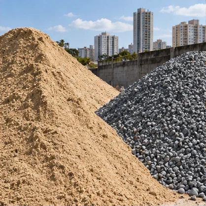 Areia para construção
